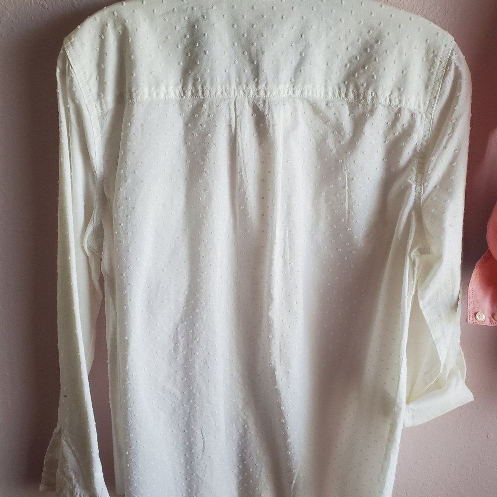 St Johns Bay White button up blouse - Picture 8 of 15